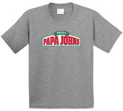 Papa John's Restaurant Foodie Tour Brand Logo Fan Toddler Youth Kids T Shirt