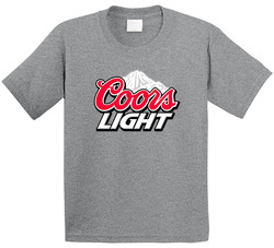 Coors Light Beer Cool Mountain Logo Toddler Youth Kids T Shirt