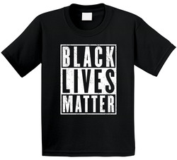 Black Lives Matter Civil Rights Awareness Worn Look Dog Toddler Youth Kids T Shirt