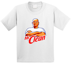 Mr Clean Logo Cleaning Product Fan Toddler Youth Kids T Shirt