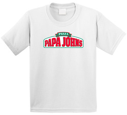 Papa John's Fast Food Toddler Youth Kids T Shirt