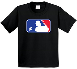 National Baseball Parody Darth Vader Hand Chop Toddler Youth Kids T Shirt