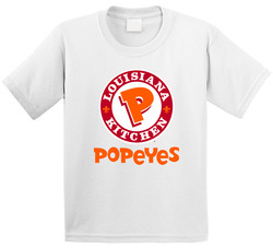 Popeyes American Favorite Fast Food Toddler Youth Kids T Shirt