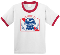 Pabst Blue Ribbon Beer Toddler Youth Kids T Shirt