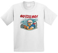 Go Speed Racer Go Vintage Toddler Youth Kids T Shirt