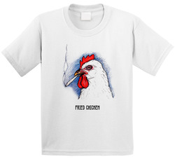 Fried Chicken Toddler Youth Kids T Shirt