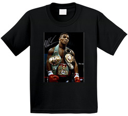 Mike Tyson 3 Belts Cool Retro Boxer Fan Toddler Youth Kids T Shirt