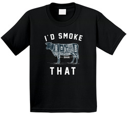 I'd Smoke That Favorite Beef Cuts Toddler Youth Kids T Shirt