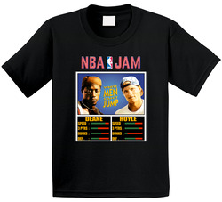 Nba Jam White Men Can't Jump 90s Movie Fan Toddler Youth Kids T Shirt