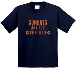 Mitch Trubisky Era Sundays Are For Kissin' Titties Toddler Youth Kids T Shirt