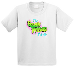 Fresh Prince Of Bel-air Logo Will Smith Retro 90s Tv Show Fan Toddler Youth Kids T Shirt