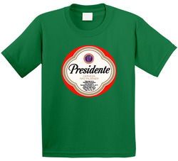 Presidente Beer Retro Brewery Logo Toddler Youth Kids T Shirt