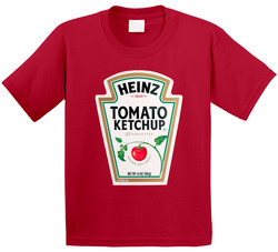 Heinz Tomato Ketchup Halloween Costume Toddler Youth Kids T Shirt