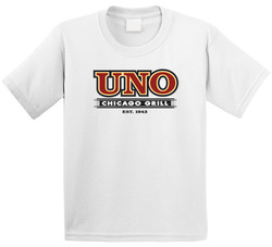 Uno Chicago Grill Cool Pizza Pizzeria Restaurant Brand Logo Toddler Youth Kids T Shirt