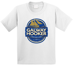 Galway Hooker Irish Dark Lager Beer Drinking Toddler Youth Kids T Shirt