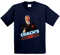 Don Cherry Coaches Corner Hockey Night In Canada Cartoon Toddler Youth Kids T Shirt