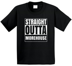 Morehouse Ga University College Straight Outta Graduation Parody Fan Toddler Youth Kids T Shirt