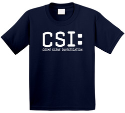 Csi Crime Scene Investigation 2000s Tv Show Fan Logo Toddler Youth Kids T Shirt