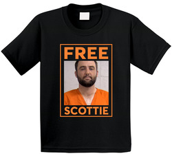 Free Scottie Scheffler Mugshot Toddler Youth Kids T Shirt