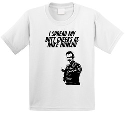 Talladega Nights Cal Silhouette I Spread My Butt Cheeks As Mike Honcho Quote Toddler Youth Kids T Shirt