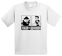 Retro Boris And Natasha Comic Cartoon Toddler Youth Kids T Shirt