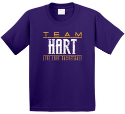 Josh Hart Live Love Los Angeles L Basketball Team Fan Sports Toddler Youth Kids T Shirt
