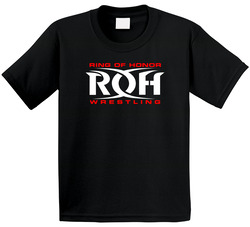 Ring Of Honor Professional Wrestling Fan Simple Logo Toddler Youth Kids T Shirt