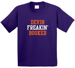 Devin Freakin Booker Basketball Player Sports Fan Toddler Youth Kids T Shirt