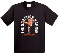 Jamie Gillan The Scottish Hammer Drop The Hammer Cleveland Football Fan Toddler Youth Kids T Shirt