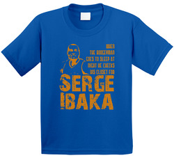 Serge Ibaka Oklahoma City Congo Toddler Youth Kids T Shirt