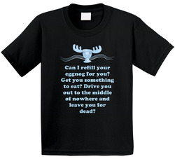 Leave You For Dead National Lampoons Christmas Vacation Moose  Quotes Toddler Youth Kids T Shirt