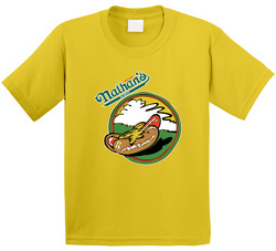 Nathan's Famous Hot Dog Toddler Youth Kids T Shirt