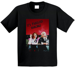 Absolutely Fabulous Logo Tv Show Black Toddler Youth Kids T Shirt
