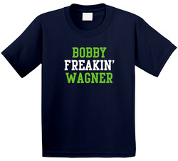 Bobby Freakin' Wagner Seattle Football Player Cool Fan Toddler Youth Kids T Shirt