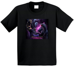 Godzilla X Kong The New Empire Movie Fan Toddler Youth Kids T Shirt