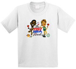 Larry Bird Magic Johnson Retro Toddler Youth Kids T Shirt