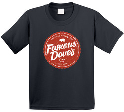Famous Dave's Bar-b-que Portland Oregon Top Restaurants Food Fan Lover Foodie Toddler Youth Kids T Shirt