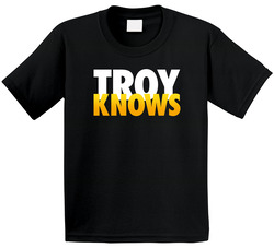 Troy Knows Troy Polamalu Toddler Youth Kids T Shirt