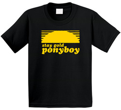 Outsiders Movie Stay Golden Pony Boy Toddler Youth Kids T Shirt