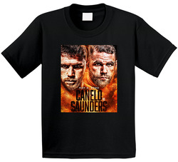 Canelo Vs Saunders Mma Fight Card  Fan Toddler Youth Kids T Shirt
