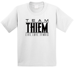 Team Dominic Thiem Live Love Tennis Autrian Tennis Star Fan Toddler Youth Kids T Shirt