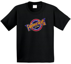 World's Fuddruckers Greatest Hamburgers Resteraunt Logo Distressed Toddler Youth Kids T Shirt