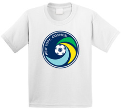 New York Cosmos North American Soccer League Nasl Retro Team Logo Toddler Youth Kids T Shirt