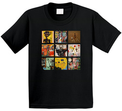 Jean Michel Basquiat Art Paintings Trendy Artsy Toddler Youth Kids T Shirt