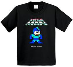 Megaman Arcade Game Capcom Retro Toddler Youth Kids T Shirt