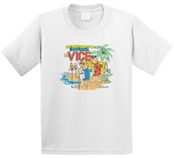 Vintage Bedrock Vice Fred Flinstone Barney Rubble Toddler Youth Kids T Shirt