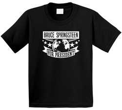 Bruce Springsteen For President Rock And Roll Hall Of Fame Toddler Youth Kids T Shirt