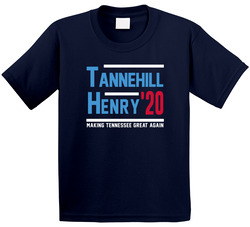 Ryan Tannehill Derrick Henry For Prez Tennessee Football Duo Fan Toddler Youth Kids T Shirt
