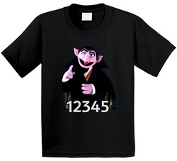 Sesame Street The Count Toddler Youth Kids T Shirt