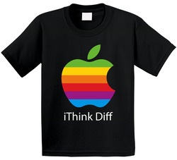 Apple I Think Different Mac Ipod Toddler Youth Kids T Shirt